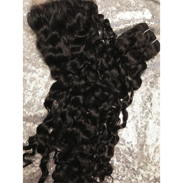 Raw Indonesian Curly/Wavy Bundle Deal